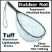 Aluminium-Framed Rubber Netting LANDING NET